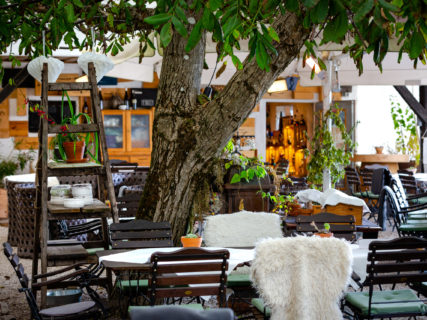 Gemütlicher Gastgarten