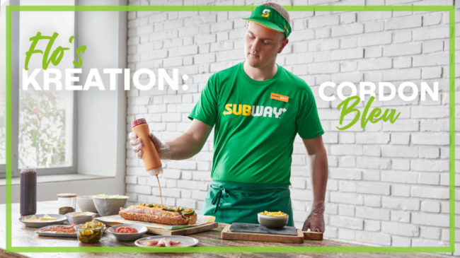 Flos-Kreation Subway Sandwich machen