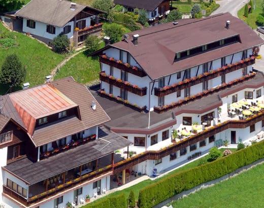 Ferienhotel Sunshine aus der Luft